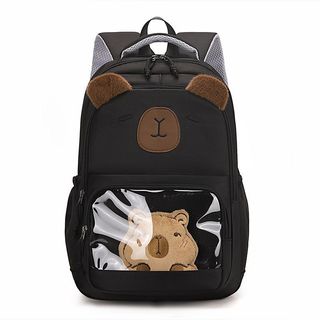 Balo Capybara dễ thương cho học sinh – Nhẹ, đỡ mỏi vai, nhiều ngăn rộng rãi, phù hợp tiểu học