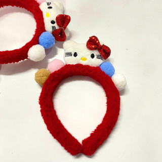 BỜM TÓC MÈO HELLO KITTY DỄ THƯƠNG MÀU ĐỎ NỔI BẬT PHỤ KIỆN XINH XẮN CHO BÉ VÀ BẠN GÁI