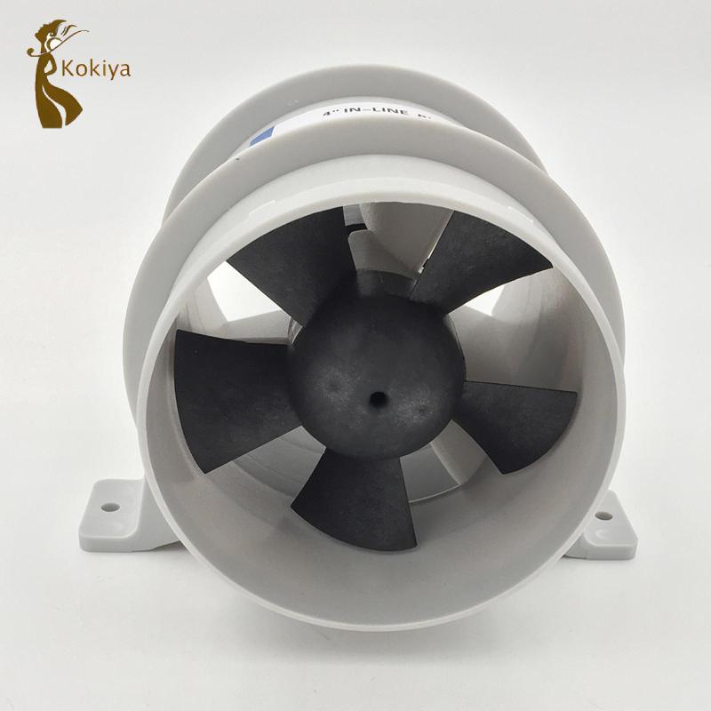 Đường kính 4 inch Marine 12V Máy thổi yên tĩnh Chống nước Lưu lượng không khí cao TRẮNG