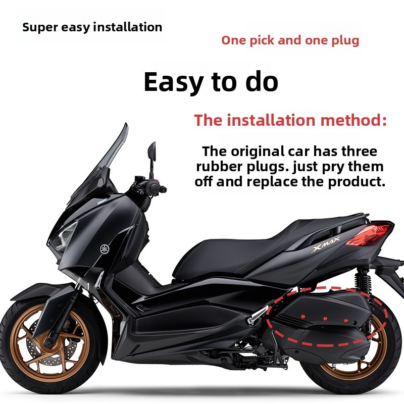 Dành Cho Xe Yamaha XMAX300 2018-2025 Vỏ Lọc Không Khí Vít Trang Trí Bộ Nắp Bu Lông CNC