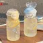 Bình Nước Dễ Thương Có Ống Hút Nhựa Di Động -Up Cover Cốc Nước Cho Trẻ Em Chai Nước Chống Rò Rỉ Bình Uống Dễ Thương VN
