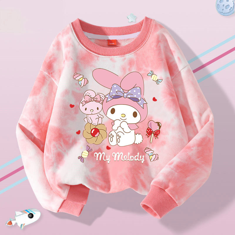 ​Áo nỉ trẻ em Xuân Thu Tie-Dye Size hàng đầu 90-140​ LMO5