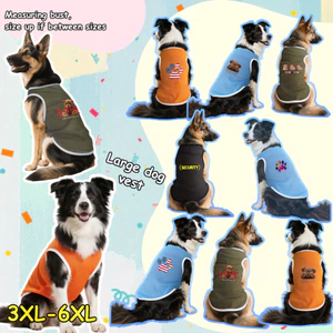 Áo vest lưới chó lớn 3XL-6XL, gấu ôm mặt, in hình capybara dễ thương, phong cách chui đầu, có sẵn 4 màu, thoải mái và thoáng khí, có thể giặt được bằng máy, thích hợp cho tất cả chó lớn