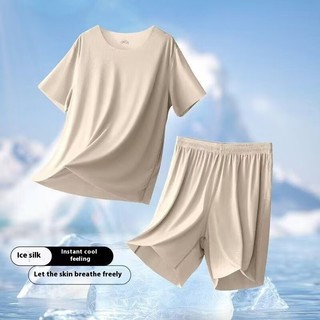 Bộ đồ ngủ nam ESEA phong cách Harajuku Nhật Bản, vải lụa Modal