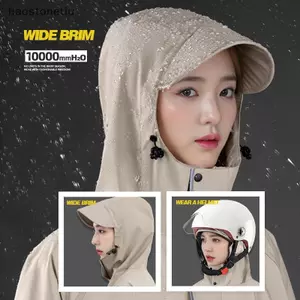 NS Dày Nâng Cấp Người Lớn Chống Thấm Nước Áo Mưa Xe Máy Điện Một Mảnh Kéo Dài Poncho Dành Cho Nam Nữ Chống Thấm Nước Đi Xe Gear NS