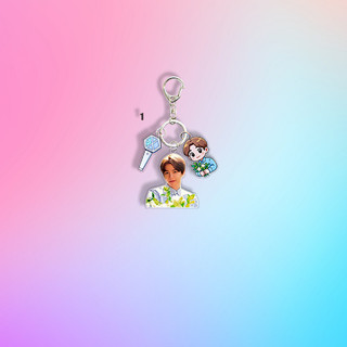 Túi đeo mặt dây chuyền Acrylic Kpop Idol EXO Móc khóa quyến rũ CHANYEL BAEKHYUN