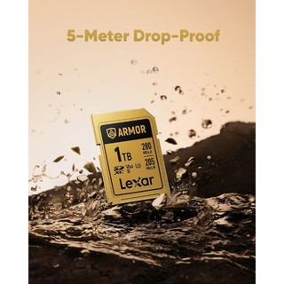 Lexar SD ARMOR GOLD UHS-II Series 128GB | 256GB – Thẻ Nhớ Chính Hãng BH 5 Năm