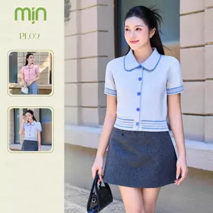 Áo Polo nữ Cổ Sen Cotton Dệt kim PL02 MỊN VN form vừa tôn dáng