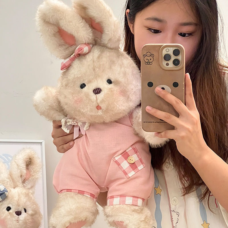 【SKISOPGO】Lông Tơ Thỏ Sang Trọng Búp Bê,Búp bê thỏ Lanxi,Quần áo búp bê dễ thương,Quà Tặng Sinh Nhật