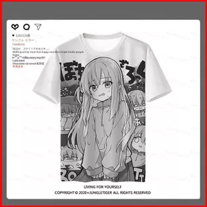 YB1 Bocchi The Rock Anime Áo Thun Nữ Tay Ngắn Top Unisex Cosplay Trẻ Em Người Lớn Gotou Hitori Tee Thời Trang Thường Ngày 3D Áo Sơ Mi Pl