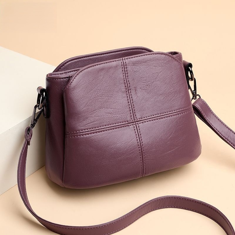 Túi đeo chéo nữ dáng vuông da mềm nhiều ngăn cao cấp dành cho tuổi trung niên MUN STORE TAE20