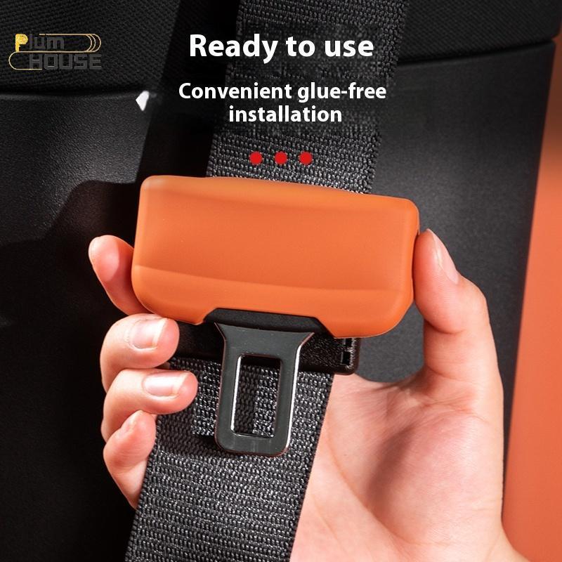 PlumHOUSE 1 / 2 Cái Đai An Toàn Đa Năng Bule Bảo Vệ Dây An Toàn Ô Tô Bule Vỏ Bảo Vệ Silicon Mềm Chống Va Chạm VN