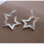 Bông tai nữ đa năng khí chất thời trang pentagram 925 khắc vàng trống cá tính