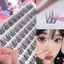 Lông mi cá nhân tự nhiên 5D 9-12mm - Cụm dày đặc sống động cho đám cưới Cosplay
