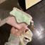 Ví đựng tiền xu NKSFX, Túi đựng mỹ phẩm Mini chấm bi dâu tây, Thiết kế dây kéo Kawaii Hộp đựng thẻ di động Lưu trữ phụ kiện nhỏ