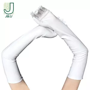 Găng tay dài sáng bóng gợi cảm bằng da cao su Clubwear Trang phục Opera