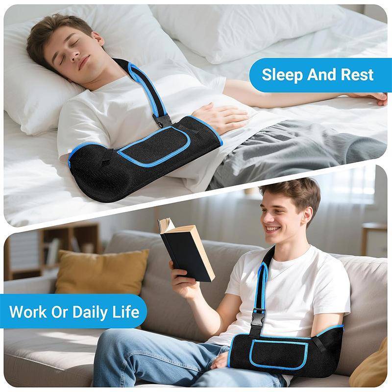 Vòng đeo tay JRP có thể điều chỉnh cho trẻ em Người lớn Hỗ trợ vai thoáng khí Bảo vệ mềm mại để phục hồi phẫu thuật Giảm đau JRP