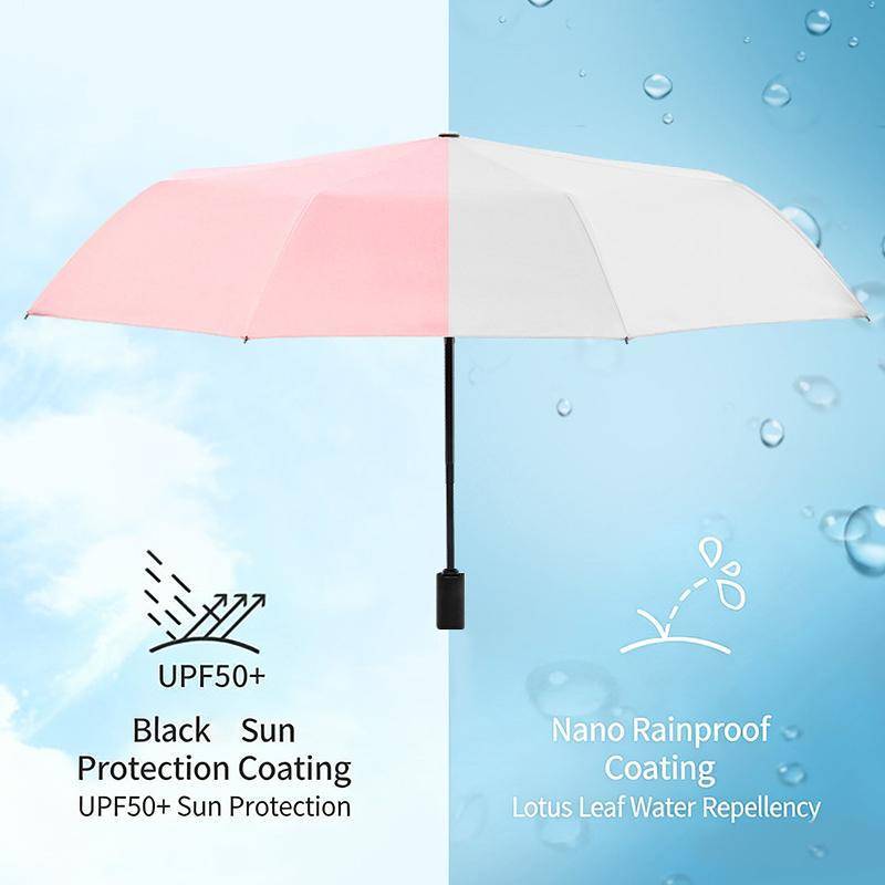 JRP UV Protection 3 Gấp Ô Ô Tự Động Chống Gió Nhỏ Gọn Gấp Chống Nắng Che Mưa Cho Hoạt Động Ngoài Trời JRP