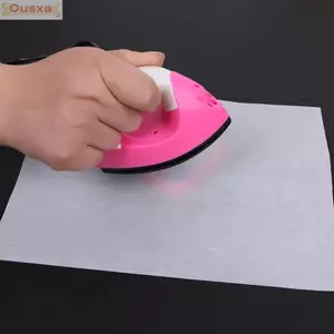 OUSXA 50 / 100 CÁI Giấy nướng hạt Perler, Giấy ủi đặc biệt tự làm thủ công có thể tái sử dụng, Máy trợ giúp ủi thảm bằng sắt Phụ kiện đồ chơi Giấy ép nhiệt