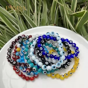 PNPIA- Cổ Điển Thổ Nhĩ Kỳ Luy Ác Mắt Vòng Tay Nam Nữ Phong Cách Dân Tộc Đính Hạt Lắc Tay Quyến Rũ Món Quà Trang Sức