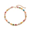 Vòng cổ Choker xếp hình đá quý đầy màu sắc Unisex - Kim cương dát Opal - Đóng cặn - Có thể điều chỉnh 51-60cm - Phong cách Hip Hop mạ vàng