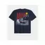 Hollister 200GSM American retro cotton đua hình bóng áo thun ngắn tay in lớn mặc nam