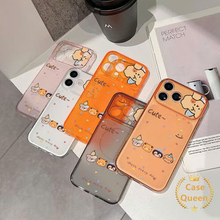 Tương thích cho iPhone 17 12 14 16 11 15 13 Pro Max 14 Plus Nhiều Màu Sắc Chấm Bi Dễ Thương Động Vật Nhỏ Avatar Corning Case