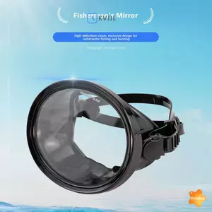 Mặt nạ lặn ống thở hình bầu dục Mặt nạ câu cá nhìn rộng Kính lặn kính cường lực Kính lặn cho người lớn mới
