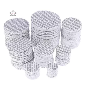 Maybest 200 Chiếc Tự Dính Bọt Áp Lực Nhạy Cảm Cói Nắp Lót Tamper Chống Niêm Phong Lót Cho Lọ Mỹ Phẩm Chai Nồi 20MM-82MM {VN}