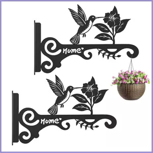 Móc Cây Thiết Kế Chim Giá Đỡ Treo Tường 10 Inch 2 Miếng Móc Treo Chim Cho Sân Vườn Hiên Nhà mueadsyvn