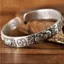 PNPIA- Retro s Pixiu Charms Vòng Tay Nam Bạc 925 Thiết Kế Đơn Giản Phong Cách Trung Hoa Độc Đoán Mở Lắc Tay Trang Sức