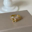 Nhẫn nữ zircon vàng khí chất thời trang cá tính và đa năng