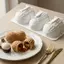 {AKIN} Khuôn sô cô la silicon đậu phộng 3 hộp đa năng cho bánh Mousse và bánh ngọt nướng bánh {a}