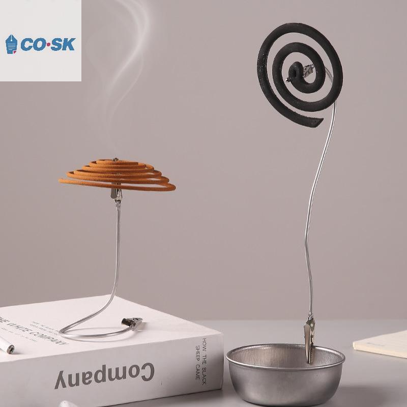 COUTR Di Động Hai Đầu Muỗi Cuộn Dây Giá Đỡ Kẹp Hương Vỡ Kẹp Đứng Muỗi Cuộn Dây Giá Thư Mục Ảnh Nhãn Kẹp Thẻ VN