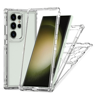 Ốp Điện Thoại Acrylic Lấp Lánh Trong Suốt Cho Samsung Galaxy S25 S24 S23 S22 ULTRA PLUS FE Bốn Góc Chống Sốc Không Vàng Vỏ
