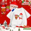 COD (Hồ Chí Minh)DREAMY BABY Sản phẩm mới Áo T-shirt tiệc đội nhóm Giáng sinh Áo đỏ Phiên bản trẻ em 2026M168