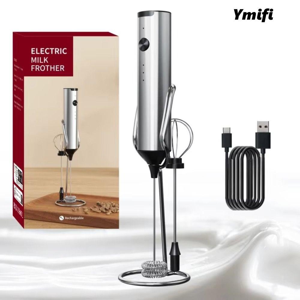 Máy đánh trứng YMIFI, 3 tốc độ có thể điều chỉnh với 2 đầu trộn Máy xay cà phê, Dụng cụ đánh kem chất lượng cao cầm tay hiệu quả cầm tay