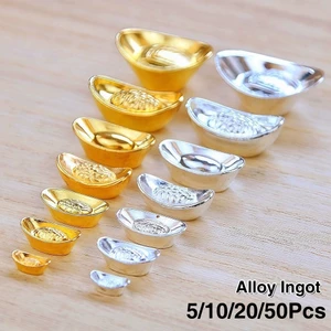 Mini Thỏi Vàng Hợp Kim Rắn - Trang Trí Lễ Hội Cao Cấp