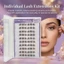 Lông mi giả hướng dương hai đầu C Curl 11-13mm Lông mi sợi dày tự nhiên dành cho người mới bắt đầu