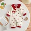 Quần Áo Nhà Cho Bé Xuân Thu Tất Cả Trận Đấu Cotton Nguyên Chất Bộ Đồ Ngủ Cho Bé Jumpsuit Cổ Tròn Jumpsuit Dài @ -