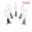 Hàng sẵn có Khóa máy bay Khóa đầu phẳng Mini Khóa nhựa Webbing Dây buộc hành lý Phụ kiện phần cứng26051416