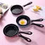XUAN Chảo Chiên Mini Inox Ngăn Ngừa Sti Nồi Cảm Ứng Tròn Ăn Sáng Chiên Nhỏ Chảo Trứng Có Tay Cầm Dài Tiện Ích Nhà Bếp VN