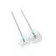 Thép không gỉ Hai Lớp Ô Móc Mực Bạch Tuộc Câu Cá Jig Móc Đẹp