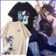 GN Demon Slayer Kimetsu No Yaiba Kochou Shinobu Áo thun mùa hè Anime tay ngắn hàng đầu NG