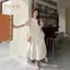 PANPIA- Đầm Maxi cổ điển mùa hè dành cho nữ Dây đeo chéo dài Camis giản dị Rỗng phong cách cho bữa tối bên bờ biển hoặc khu nghỉ mát Strolls