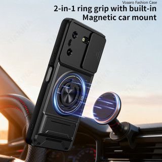 Vỏ cho Tecno pova 5 4G Ốp điện thoại xoay vòng từ tính cho Tecno pova 5 Pro 5G Armor Case Kickstand Back Case
