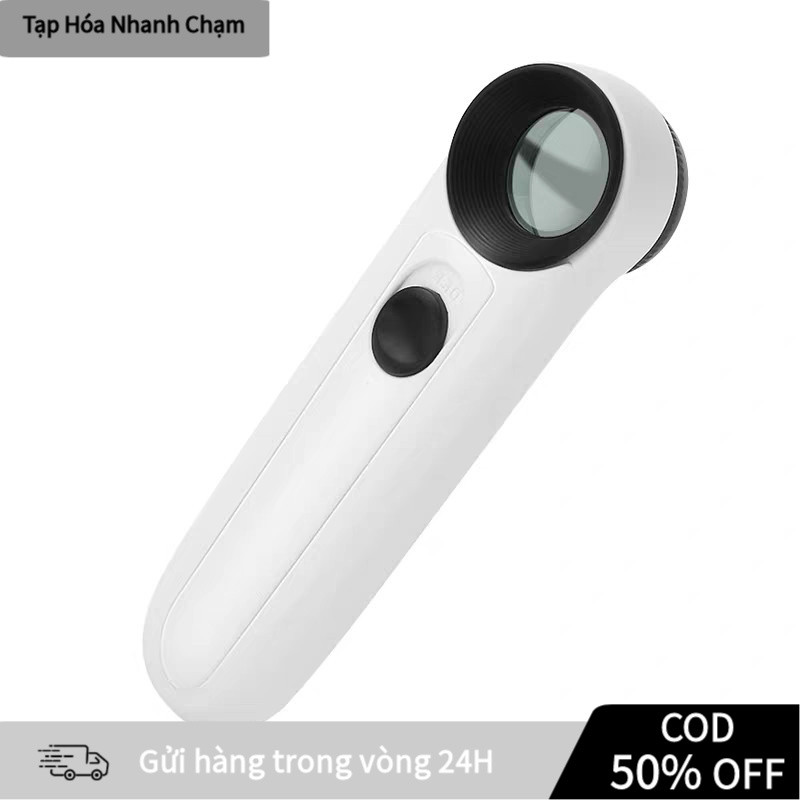 Kính Lúp MG6B-1 Phóng Đại 40X Chất Liệu ABS Và Kính, Có Đèn LED, Sử Dụng Sửa Đồng Hồ, Kiểm Tra Sản Phẩm, Cho Người Sở Th