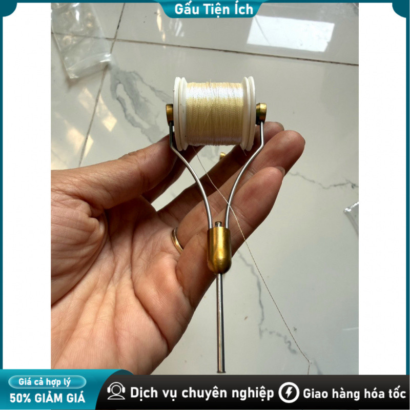 Móc câu ruồi sinh học nano dụng cụ buộc móc câu cá Đầu cong،Không gỉ