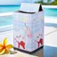 XYLBY14 Haier Máy Giặt Chống Bụi Bao Vải Chống Thấm Nước Chống Nắng Hoàn Toàn Tự Động Pulsator Top Mở Bao Vải 10kg Xian Máy Đa Năng