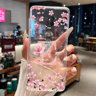 Ốp Điện Thoại Cho Infinix Note 7 X690 X690B Ốp Lưng Thẩm Mỹ Hoa Xinh Đẹp Vỏ Chữ Trong Suốt Mỏng Mềm Silicon Cặp Đôi
